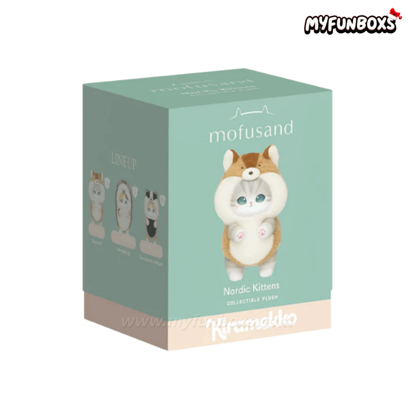 Mofusand Kiramekko Nordic Kittens Series Vinyl Plush Pendant Blind Box