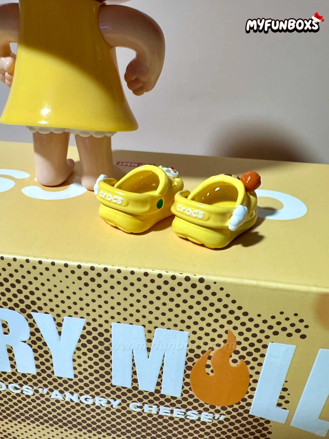 POP MART Angry Molly Crocs Angry Cheese Figure – Myfunboxs Offical