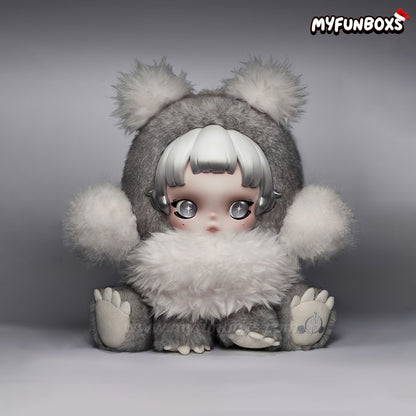 POP MART θ SKULLPANDA Punk Panda Plush Doll