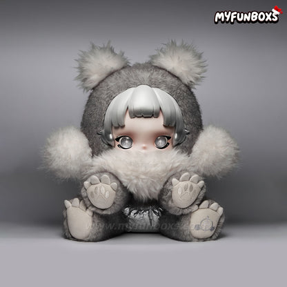 POP MART θ SKULLPANDA Punk Panda Plush Doll