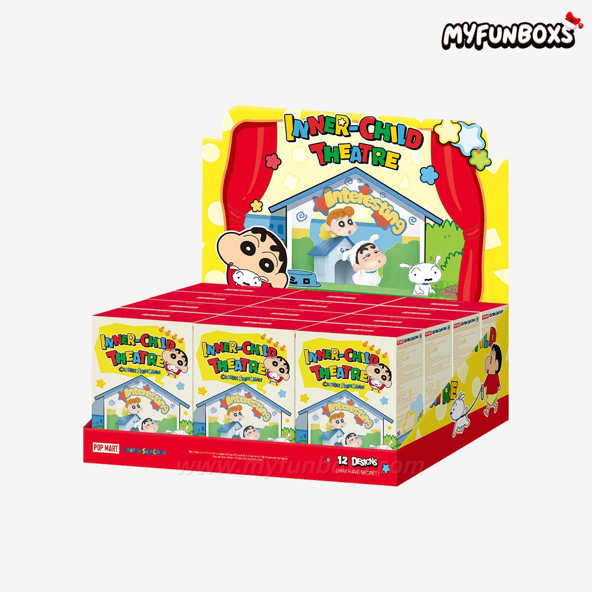 Crayon Shin-chan Inner-Child Theatre Series Figures Blind Box