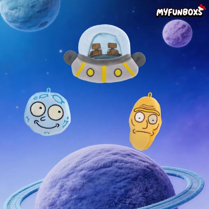 Rick and Morty Into the Multiverse Series Plush Keychain Blind Bag