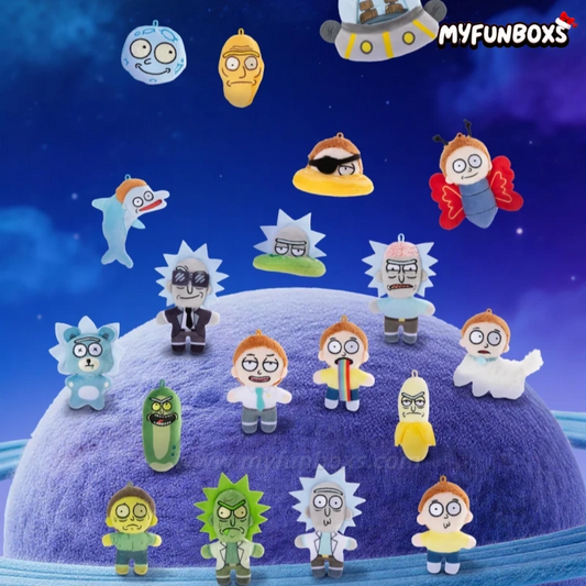 Rick and Morty Into the Multiverse Series Plush Keychain Blind Bag