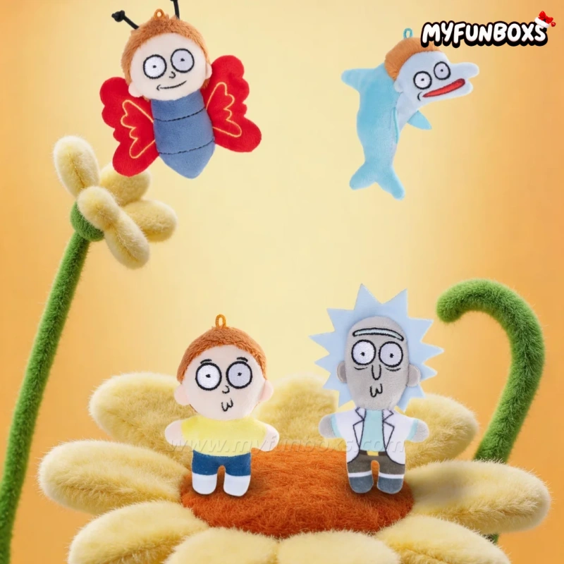 Rick and Morty Into the Multiverse Series Plush Keychain Blind Bag