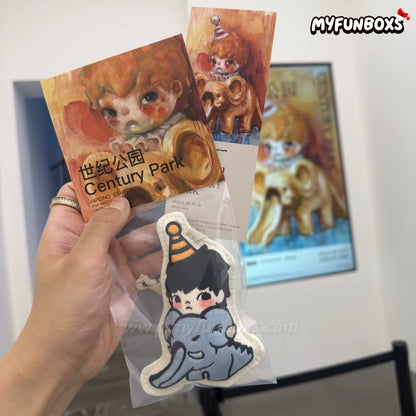 POP MART Hirono Elephant in the Room Sachet Pendant – Beijing 798 Exhibition Exclusive