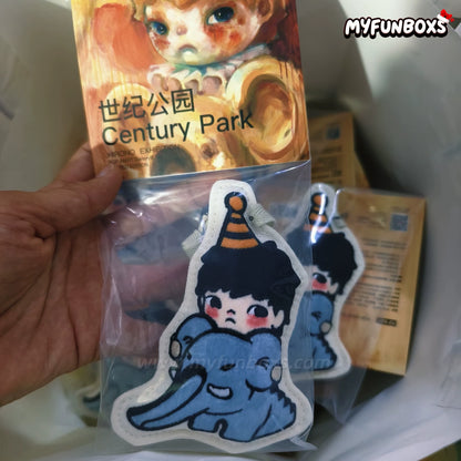 POP MART Hirono Elephant in the Room Sachet Pendant – Beijing 798 Exhibition Exclusive