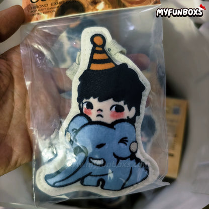 POP MART Hirono Elephant in the Room Sachet Pendant – Beijing 798 Exhibition Exclusive