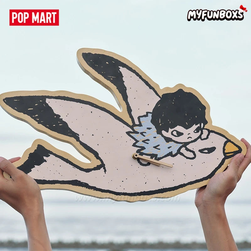 POP MART Hirono Living Wild Wandering Highway Series Skyside Wall Clock