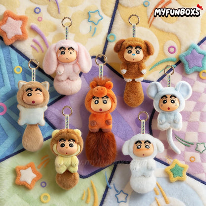 Crayon Shin Chan Big Tails Series V2 Plush Pendant Blind Box
