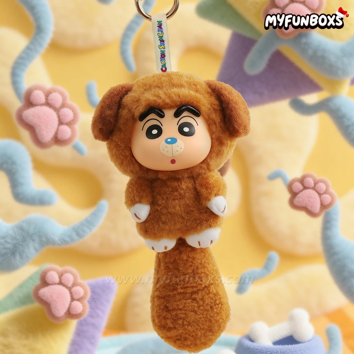 Crayon Shin Chan Big Tails Series V2 Plush Pendant Blind Box