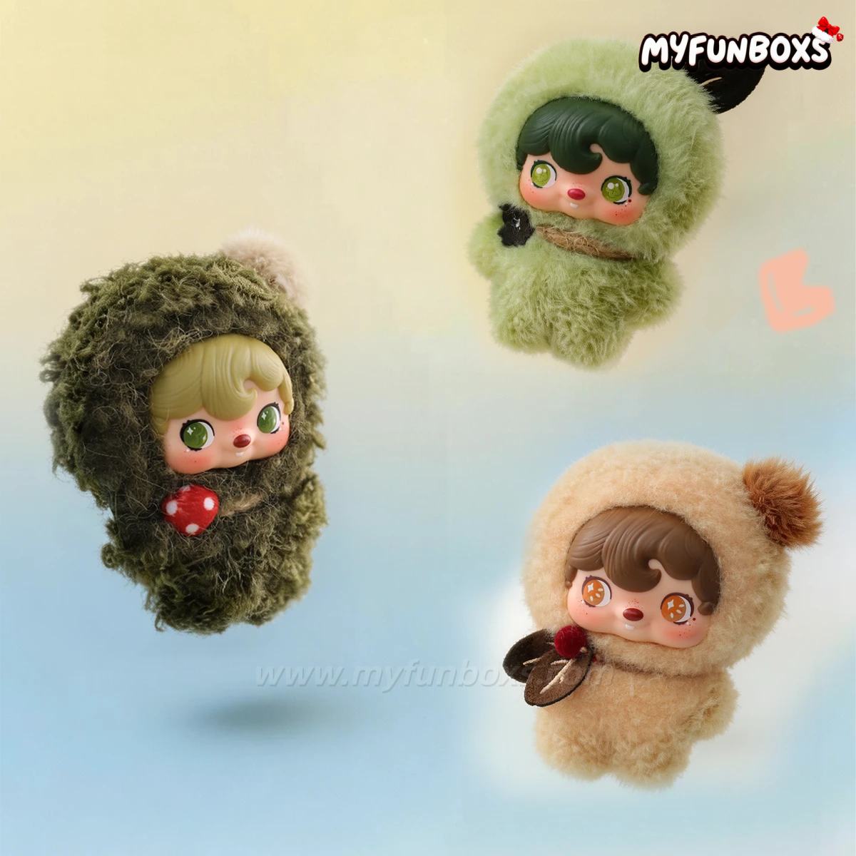 POUKAPOUKA Spirit of the Universe Series Plush Pendant Blind Box