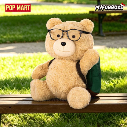 POPMART Hot Nerd Ted 30cm Action Plush Doll (PRE-ORDER）