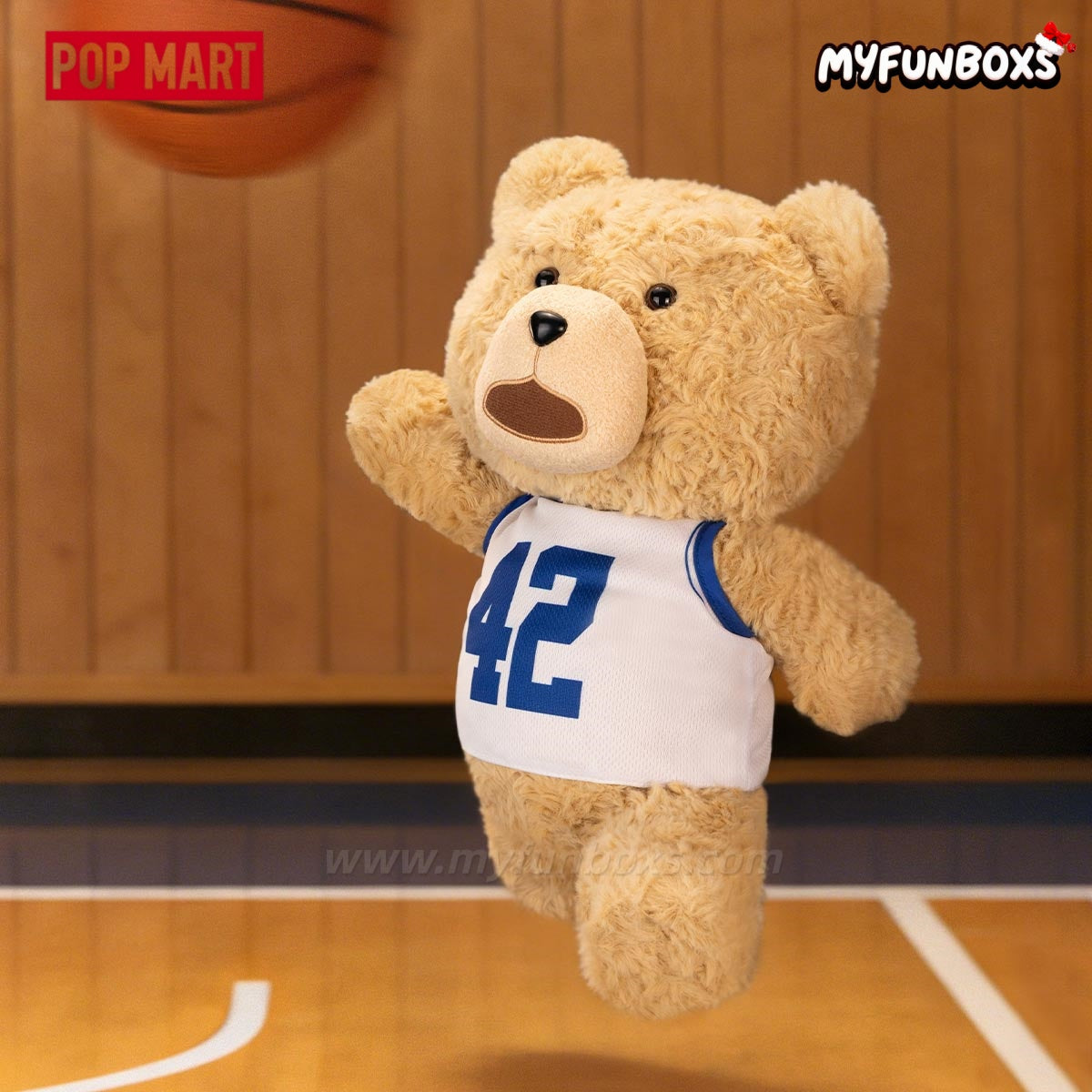 POPMART Hot Nerd Ted 30cm Action Plush Doll (PRE-ORDER）