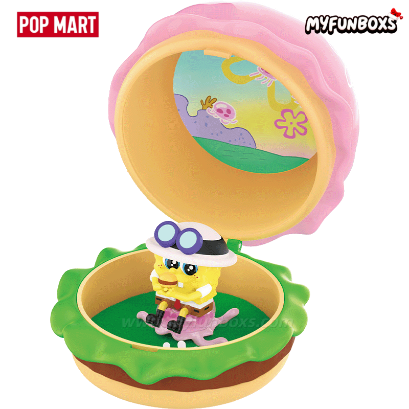 POPMART SpongeBob Krabby Patty Hot Sale Series Blind Box