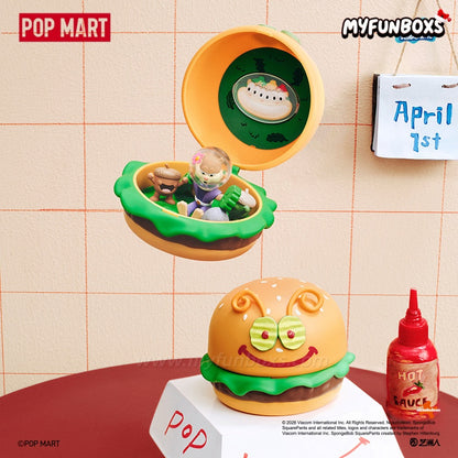POPMART SpongeBob Krabby Patty Hot Sale Series Blind Box