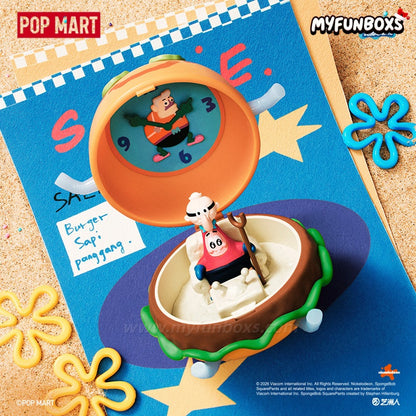POPMART SpongeBob Krabby Patty Hot Sale Series Blind Box