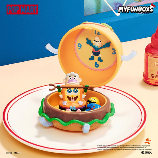 POPMART SpongeBob Krabby Patty Hot Sale Series Blind Box