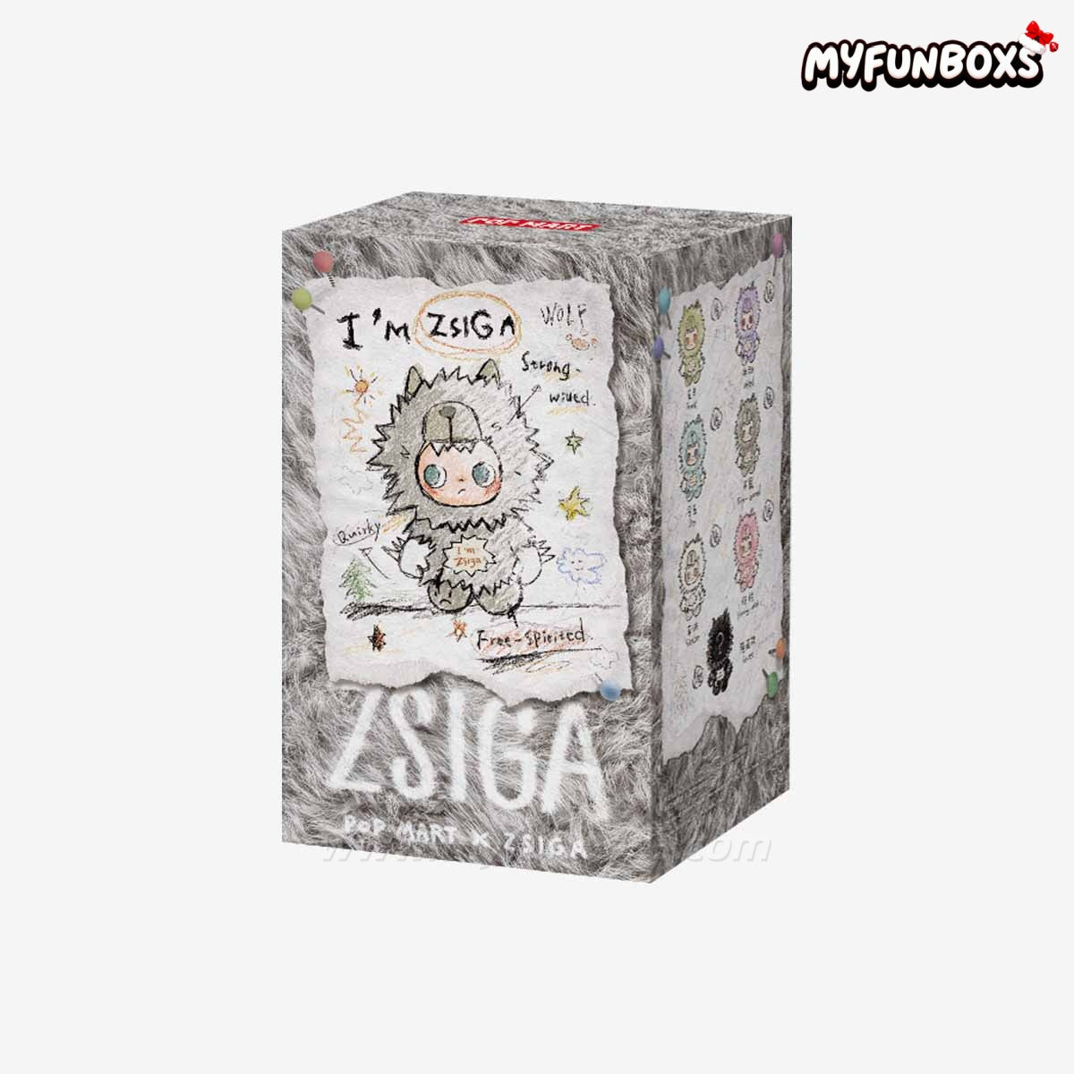 POP MART ZSIGA I'm Zsiga Series-Vinyl Plush Pendant Blind Box