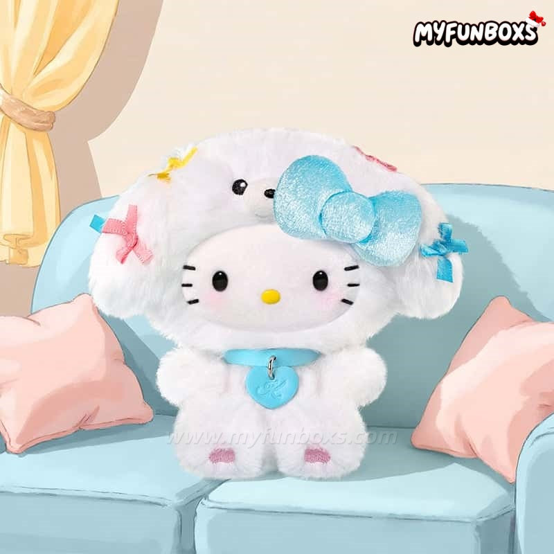 Hello Kitty Puppy Party Series Plush Pendant Blind Box