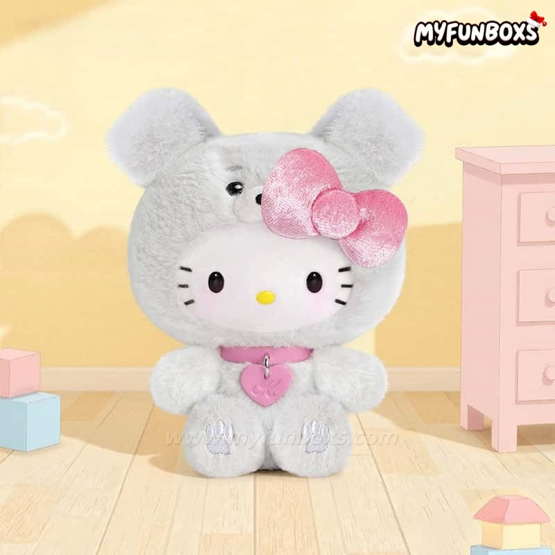 Hello Kitty Puppy Party Series Plush Pendant Blind Box