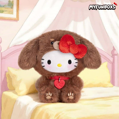 Hello Kitty Puppy Party Series Plush Pendant Blind Box