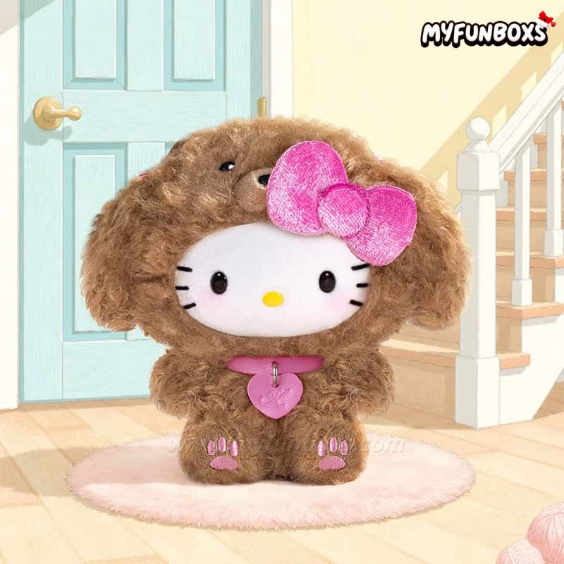 Hello Kitty Puppy Party Series Plush Pendant Blind Box