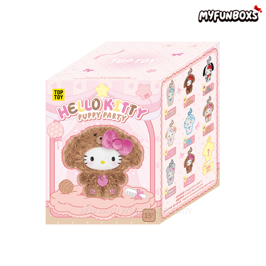 Hello Kitty Puppy Party Series Plush Pendant Blind Box