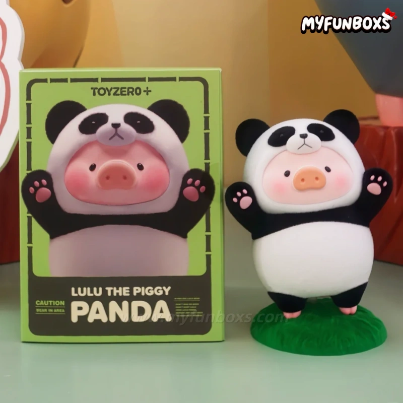 LuLu the Piggy XL Panda Figure Limited edition (CAUTION BEAR IN AREA)