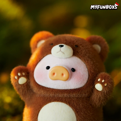 LuLu the Piggy Bear Alert Figure Hanging Card