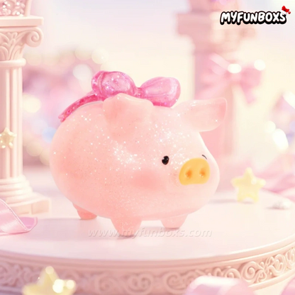 LuLu the Piggy Shiny Piggy Figure Hanging Card