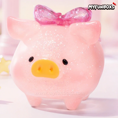 LuLu the Piggy Shiny Piggy Figure Hanging Card
