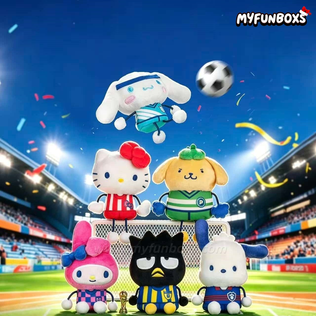 SANRI0 HK Soccer Match Squishy Series Plush Pendant Blind Box (PRE-ORDER)