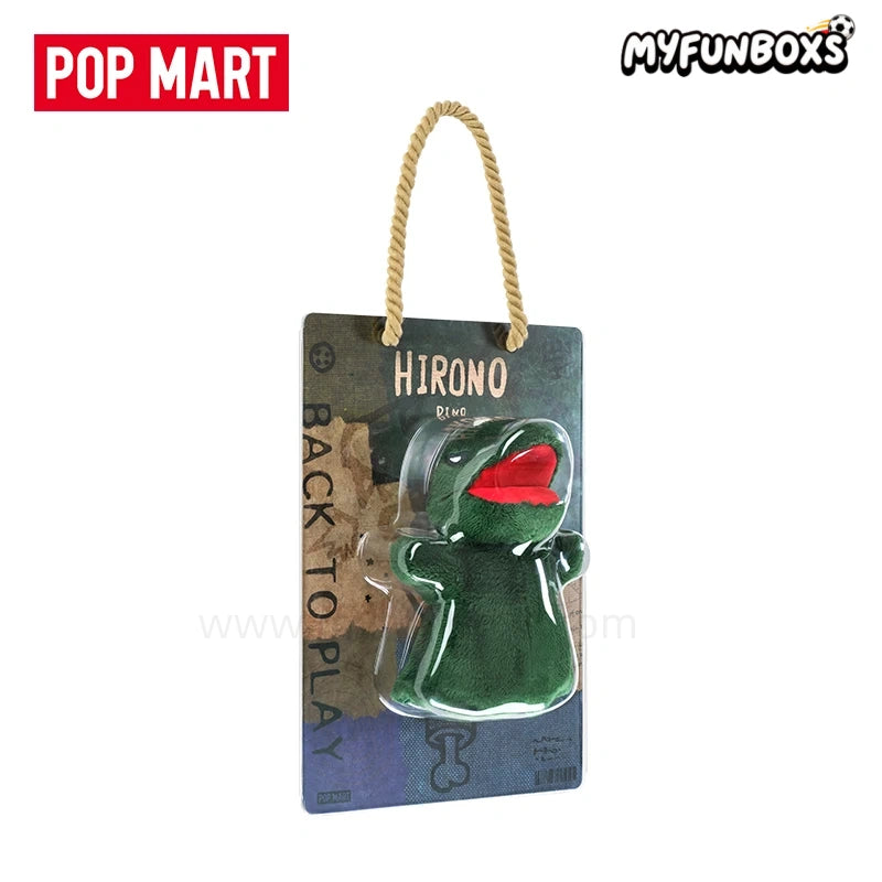 POP MART Hirono Dino Plush Hand Puppet
