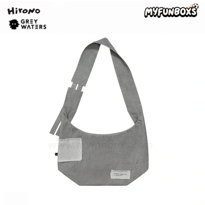POP MART Hirono × Leah Dou 'Trapeze Artist' patchwork messenger bag