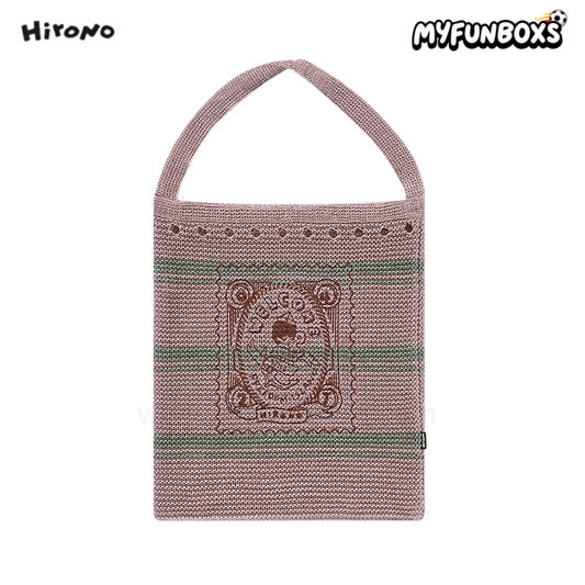 POP MART Hirono Living Wild Freedom Island paper yarn woven bag