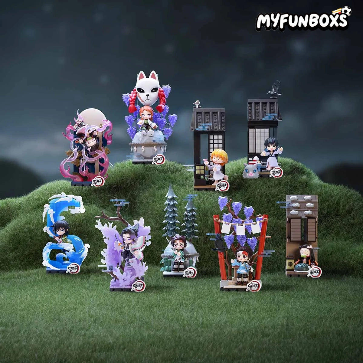 POP MART Demon Slayer Unwavering Resolve Arc Series Block Figures (PRE-ORDER)