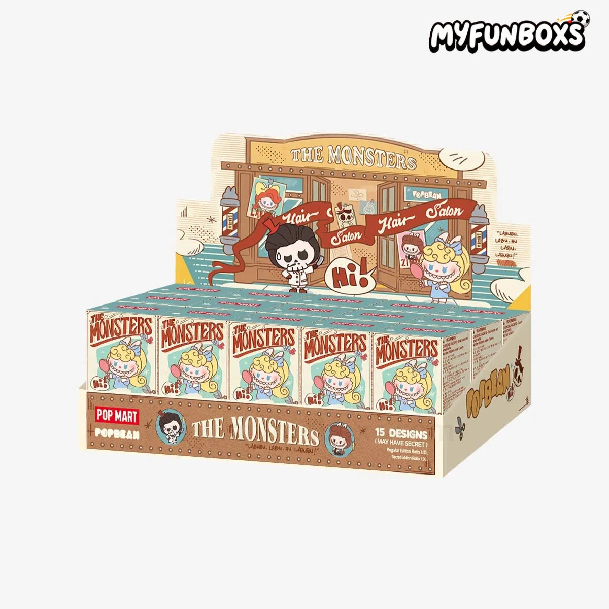 POP MART The Monsters Hair Salon Mini Bean Series Figure Blind Box (PRE-ORDER)