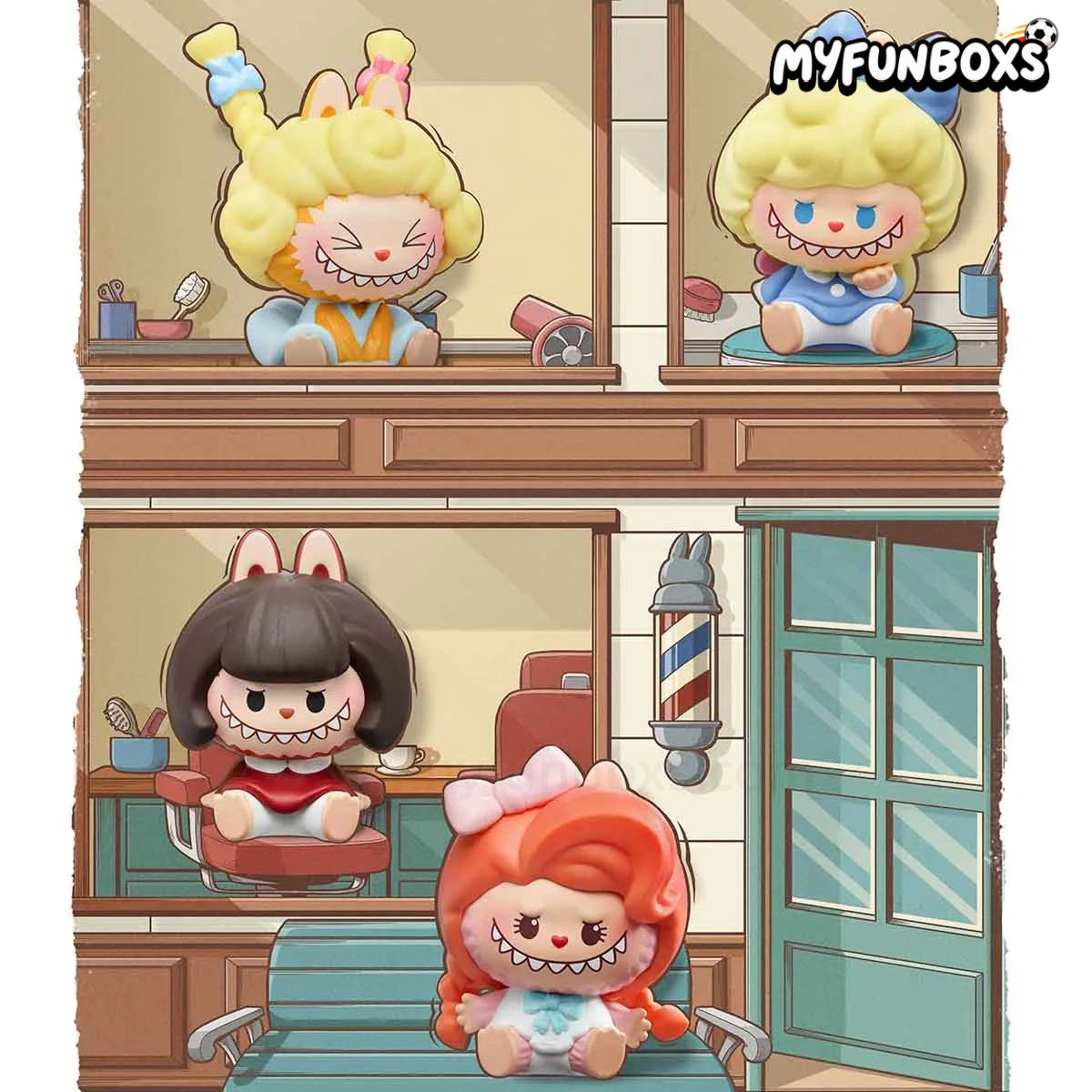 POP MART The Monsters Hair Salon Mini Bean Series Figure Blind Box (PRE-ORDER)