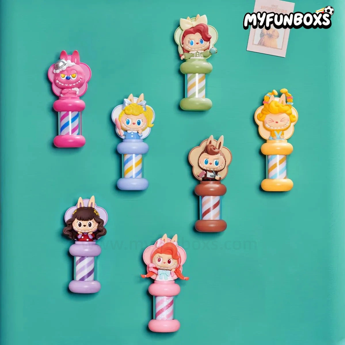 POP MART The Monsters Hair Salon Series Glowing Fridge Magnet Blind Box (PRE-ORDER)