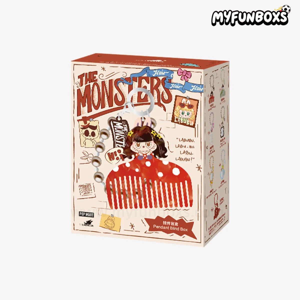 POP MART The Monsters Hair Salon Series Pendant Blind Box (PRE-ORDER)