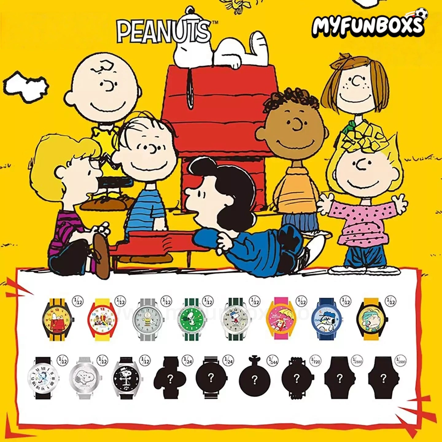 PEANUTS Snoopy Friends Series watch blind box