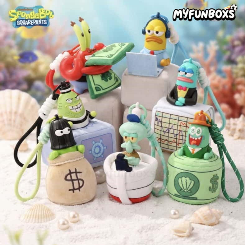 SpongeBob SquarePants Get Rich Crow Series scented plush charm blind box
