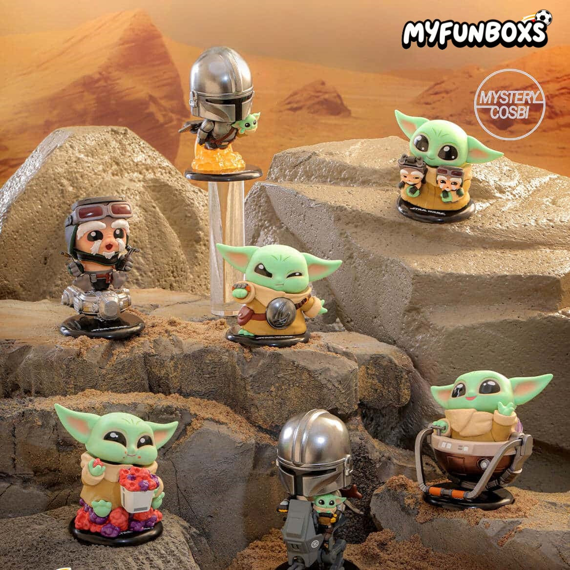 The Mandalorian and Grogu Series Figure blind box