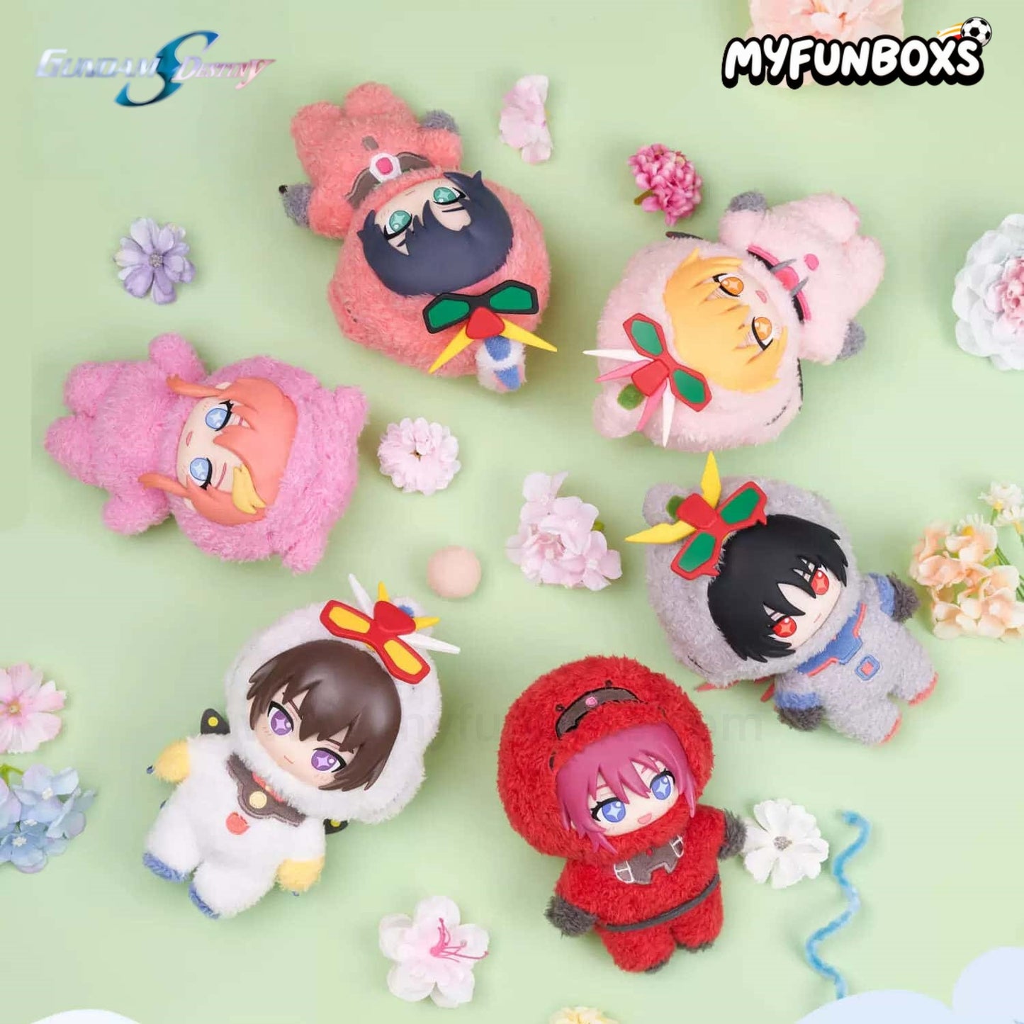 Namco Gundam SEED DESTINY SofuNui vinyl plush blind box