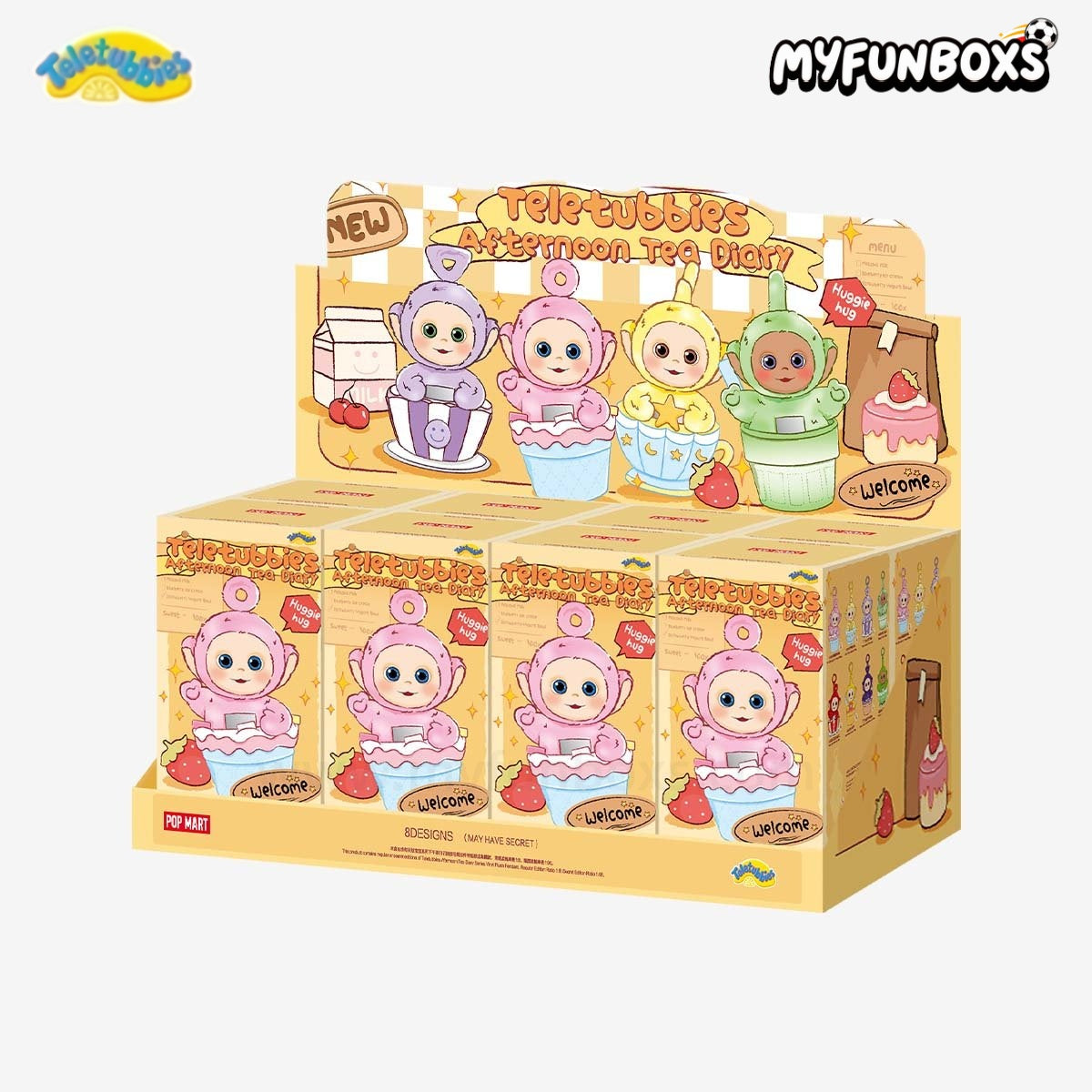 Teletubbies Afternoon Tea Diary Series Vinyl Plush Pendant Blind Box