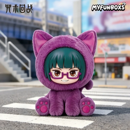 Jujutsu Kaisen Sitting Cat Party Series Plush Pendant Blind Box (PRE-ORDER)