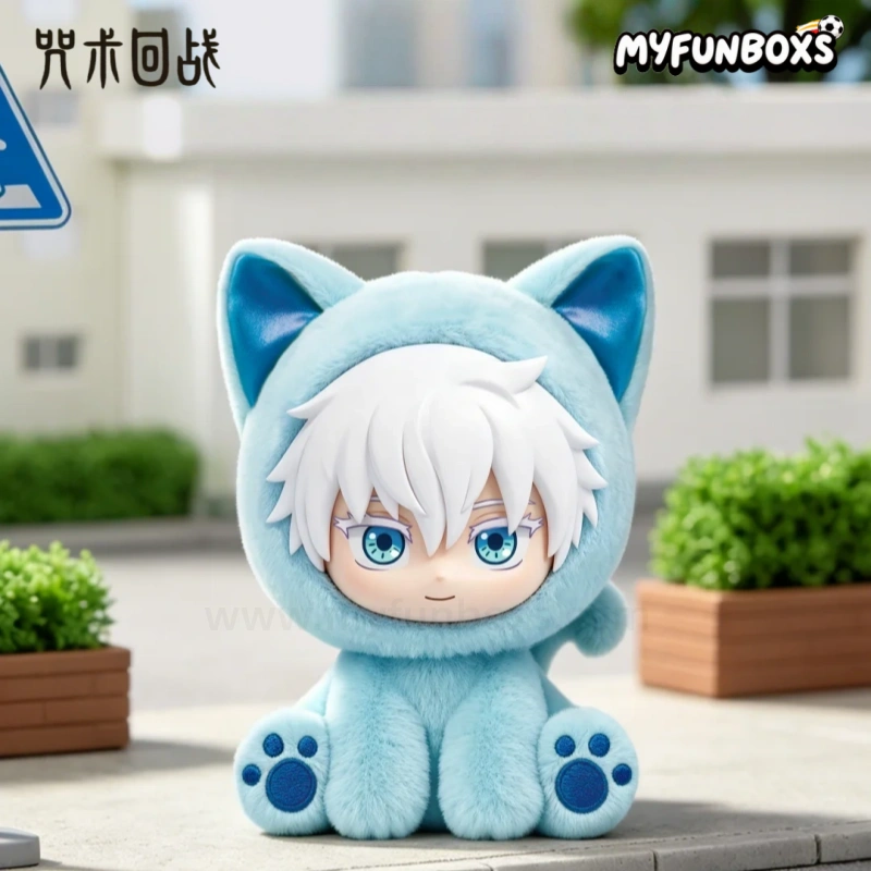 Jujutsu Kaisen Sitting Cat Party Series Plush Pendant Blind Box (PRE-ORDER)
