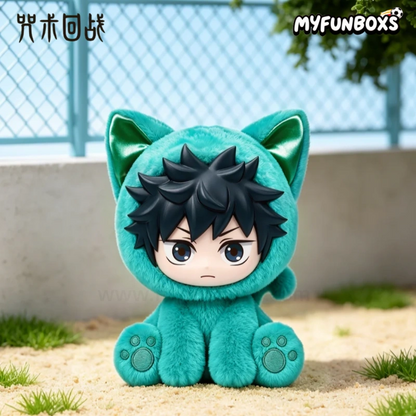 Jujutsu Kaisen Sitting Cat Party Series Plush Pendant Blind Box (PRE-ORDER)