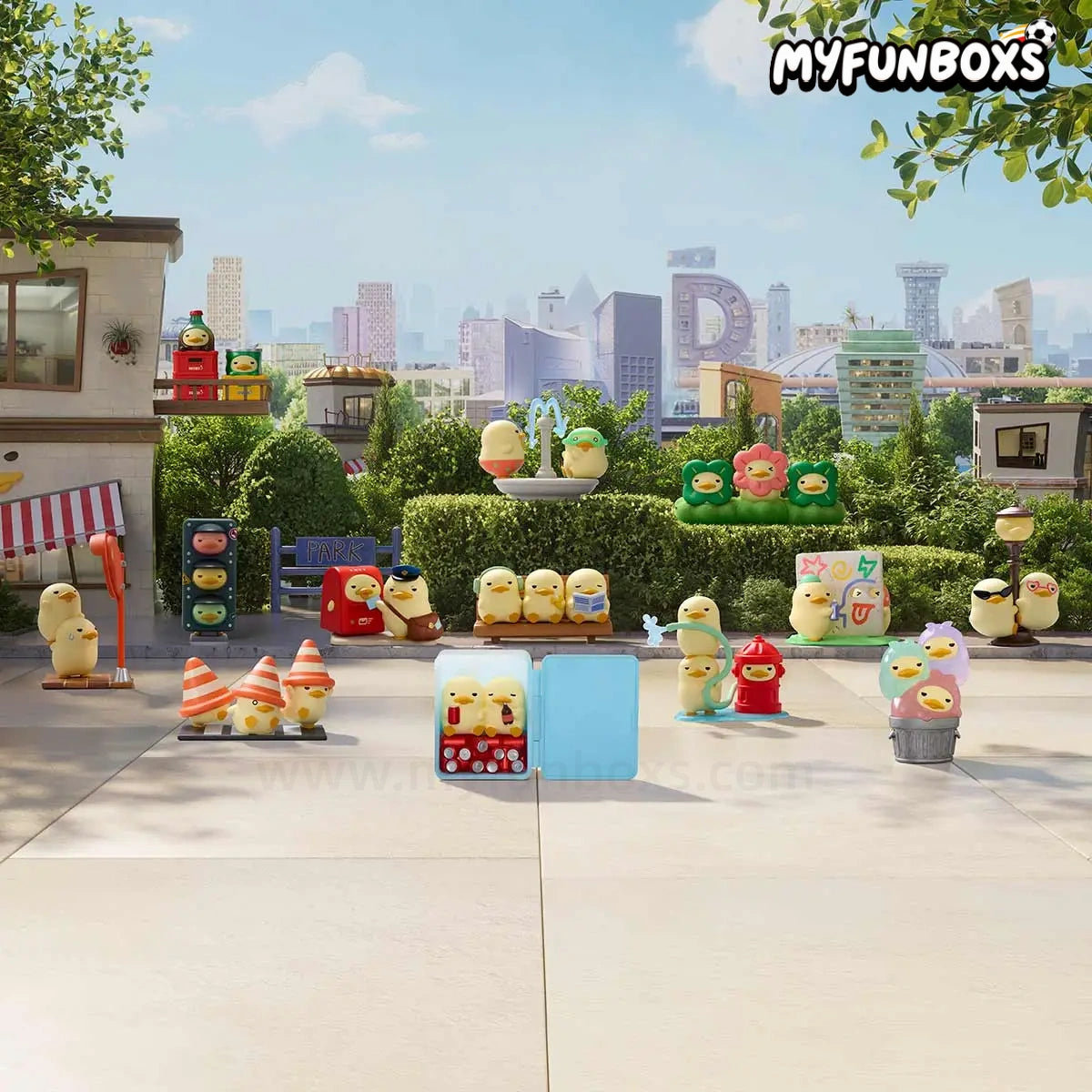 mini DUCKOO Citywalk Series Figures Blind Box