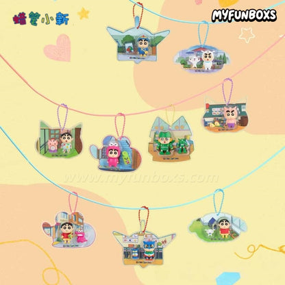 CRAYON SHINCHAN Happy Treasure Box Series Pendant Blind Box